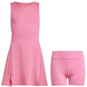 adidas - GIRLS CLUB TENNIS DRESS - Lucid Pink - Katoen