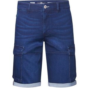 PETROL INDUSTRIES, Heren Shorts Denim, M-1050-SHO007, Dark Blue, XXL