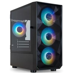 TooQ TQGCC901-B 'Seizure' Mini Gaming Towerbehuizing – een elegant en functioneel ontwerp dat de koeling optimaliseert en de ruimte voor buitengewone prestaties in je games maximaliseert.