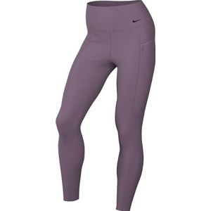 Nike Leggings voor dames, violet stof/zwart, XXS