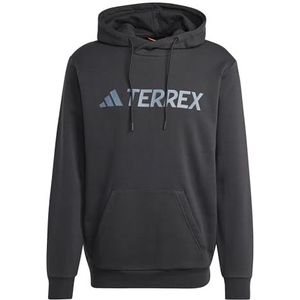 adidas Heren Terrex Multi Large Logo Hoodie, Black, L