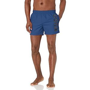 HUGO Verticale logo zwembroek voor heren, Finland blauw, S
