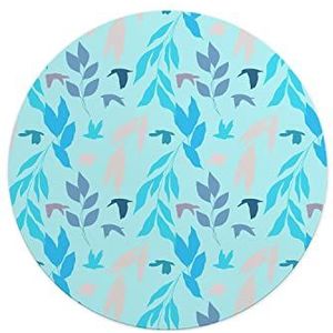 Questo Casa, Ronde digitaal bedrukte muismat, antislip onderkant, voor kantoor en thuis, diameter: 22 cm