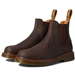 Dr. Martens 2976 Smooth Chelsea, amfibieën voor volwassenen, uniseks, Dark Brown Crazy Horse, 37 EU