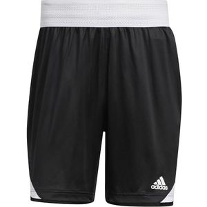 adidas Heren Icon Squad Shorts, Black/White, M Tall