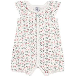 Petit Bateau - Playsuit - Marshmallow/Multico - Babypakje - 12 maanden