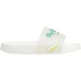 Slider Origin - Badslipper - Kleurcontraststrepen - Thermoplastisch Polyurethaan