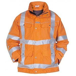 Hydrowear 04026007P Franeker gewoon geen zweet Parka, 100% polyester, 4X-Large formaat, Hi-Vis Oranje