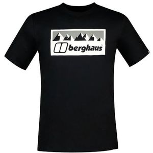 Berghaus Heren grijs Fangs Peak T-shirt met korte mouwen (Pack van 1)