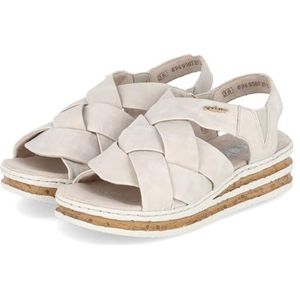 Merk - Model - Sandalen - Effen - Imitatieleer - Sleehak