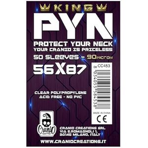 PYN 56 x 87 King, bescherm je speelkaarten, verpakking met 50 zakjes