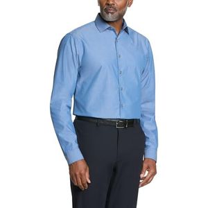 Unlisted by Kenneth Cole mens Slim Fit Solid Dress Shirt, Hazy Blue, 18-18.5 Neck 36-37 Sleeve XX-Large US