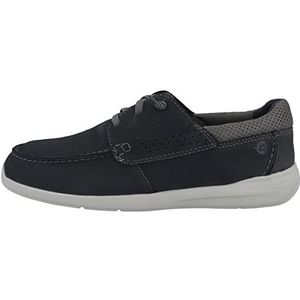 Clarks Gorwin Moc Slipper voor heren, Navy Nubuck, 44 EU