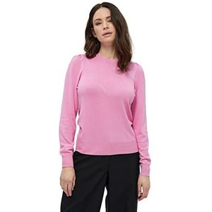 Peppercorn Tana gebreide trui met ronde hals en lange mouwen | roze truien voor dames VK | lente dames truien | maat XL