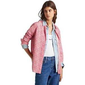 Pepe Jeans Becca T-shirt voor dames, Rood (krokant rood), M