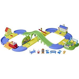 Hasbro Peppa Pig Peppa's dorp speelset, creatief speelgoed voor meisjes en jongens vanaf 3 jaar, met voertuig en poppetje
