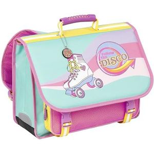 VIQUEL - Schooltas 38 cm discoroller voor kinderen - 2 vakken - van duurzaam polyester - tuck-sluiting - 38 x 32 x 15 cm