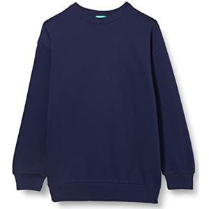 United Colors of Benetton Sweatshirt met lange mouwen en ronde hals, voor meisjes, donkerblauw 252, 150 cm