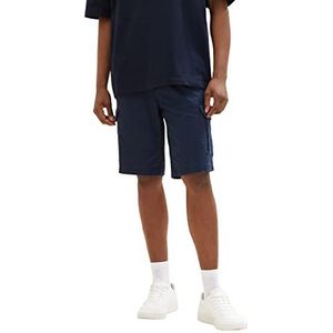 TOM TAILOR Uomini bermuda shorts 1035043, 31340 - Navy Diamond Structure, 30