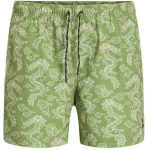 Jack & Jones Jpstmaui Jjswim Novelty Aop AKM Sn, woodbine, L