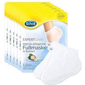 Scholl EC intensief verzorgend voetmasker macadamia-olie – hydraterende verzorging – 6 x 1 paar wegwerpsokken.