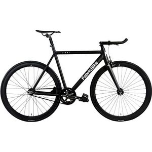 FabricBike Light - fixed bike, Fixie, één snelheid, aluminium frame en vork, 28"" wielen, 6 kleuren, 3 maten, 9,45 kg ca. (S-50cm, Light Matte Black)