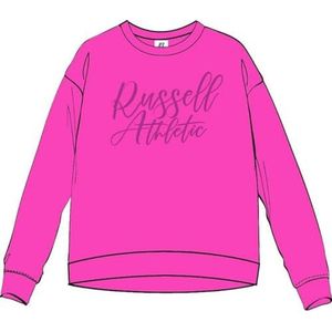RUSSELL ATHLETIC A11092-R8-623 LC-CREWNECK SWEATSHIRT Sweatshirt Dames CAMELLIA ROSE Maat S