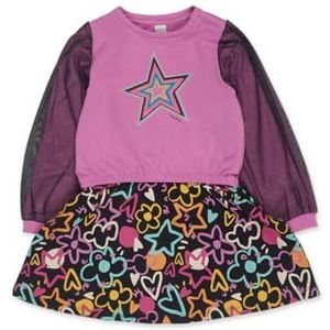 Tuc Tuc Jurk van pluche en tule voor meisjes, roze, collectie Big Hugs, Roze, 6 Maanden