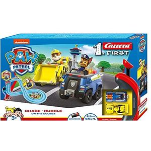 Carrera First Paw Patrol Racebaan - On the Double - Chase & Rubble - 2.9 meter