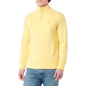 GANT REG SHIELD HALF Zip Sweat, Banana Yellow, S