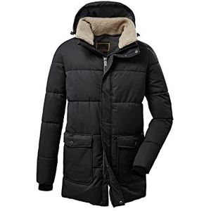 Killtec Gw 46 Mn Qltd Jckt Casual gewatteerde jas met afritsbare capuchon en afritsbare Sherpa fleece kraag