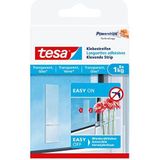 Tesa 77733-00000-00 Plakstrips voor transparant en glas, 1 kg, wit