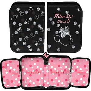 Paso Minnie Mouse Uitbreidbaar pennenetui zonder accessoires in Peas, zwart, etui