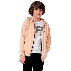 4F JUNIOR Sweatshirt M219 beige, maat 152 voor heren, Beige, 152