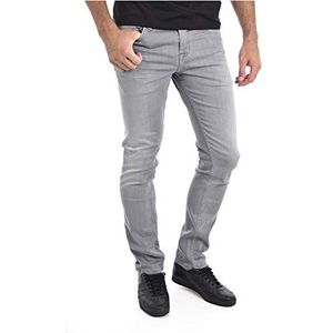 Calvin Klein Jeans Heren Slim Straight SGRST, grijs (Soft Grey Stretch 251), 38W x 34L