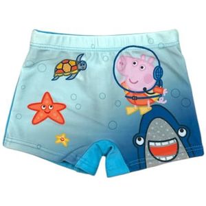 Disney Peppa Pig zwemboxershorts, alleen uniseks, kinderen, Blauw, 6 Jaar