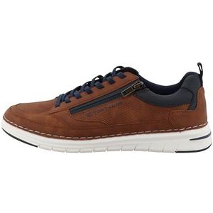 Tom Tailor Heren 9580000001 sneakers, cognac, 42 EU, cognac, 42 EU