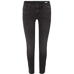 edc by ESPRIT Dames 992CC1B321 Broek Jeans, 911BLACK Dark Wash, 2532