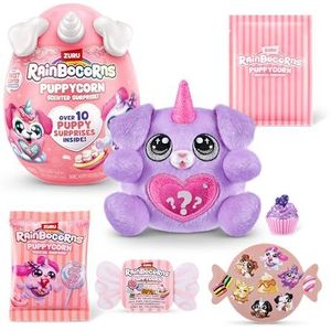 Rainbocorns ZURU Puppycorn Geurverrassing, hondenhond, door ZURU Surprise Unboxing zacht speelgoed, geurende puppypluche voor meisjes (hondenhond)