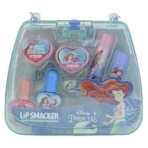 Lip Smacker Princess Ariel Mini Tote Bag, All-in-One Veilig-te-gebruiken Make-up Gifset voor Kinderen inclusief Make-up Gezicht, Lippen & Nagels Schoonheidsaccessoires Inbegrepen voor Prinsessenlook