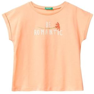 United Colors of Benetton T-shirt voor meisjes en meisjes, donker poeder 1r3, 160
