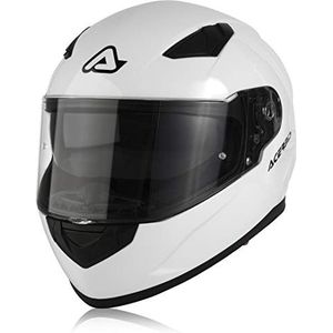 Acerbis X-Street Helmet Unisex-Volwassenen, Wit, XL (61/62)