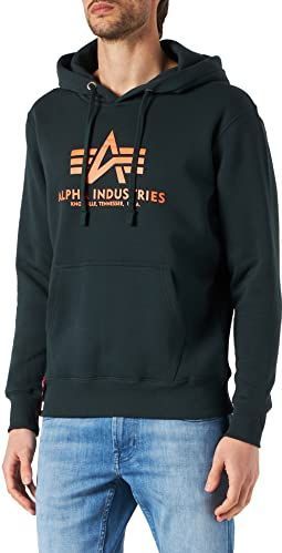 Alpha Industries - Basic Hoodie - Groen - Katoen/Polyester