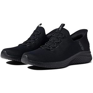 Skechers Ultra Flex 3.0 Right Away Sneaker voor heren, Zwart Mesh Trim Zwart, 39.5 EU