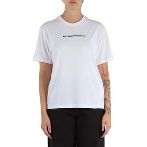 KARL LAGERFELD - Regular Blur Logo Tee - T-shirt - Wit