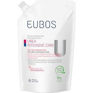 Eubos | 10% UREA bodylotion, navulzak | 400 ml | voor droge huid | huidverdraagzaamheid dermatologisch getest | verbetering van de hydratatie van de huid | speciale verzorgingscrème