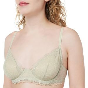 Koton Dames Underwire Non Padded Lacy Bra, 035 (grijs), 85B