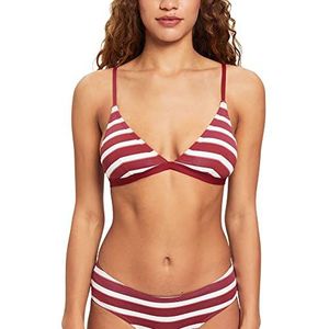 ESPRIT Bodywear dames BRELA Beach RCS pad.Bra top bikini, Dark Red 3, 36C, Dark Red 3, C