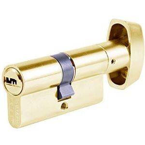 Tesa Assa Abloy veiligheidscilinder Sleutel - knop 50 x 50 mm messing