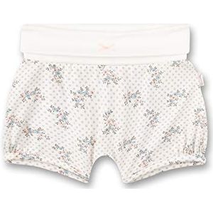 Sanetta baby-meisjesbroek gebreide stof beige vrijetijdsbroek